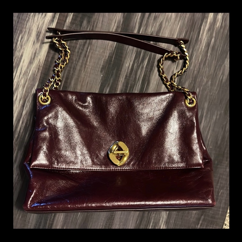 Rebecca Minkoff G Large Shoulder Bag in color Port. Genuinely Leather. New